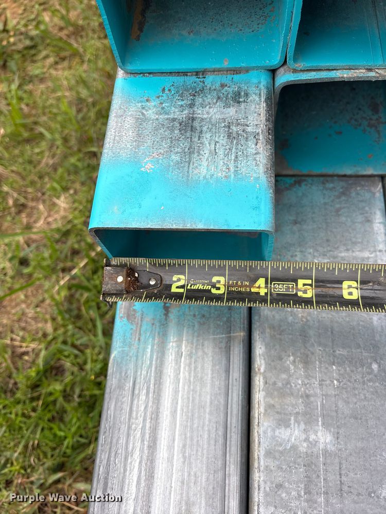 image for item ES8966 (16) joints of galvanized square tubing