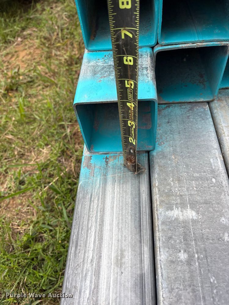 image for item ES8966 (16) joints of galvanized square tubing