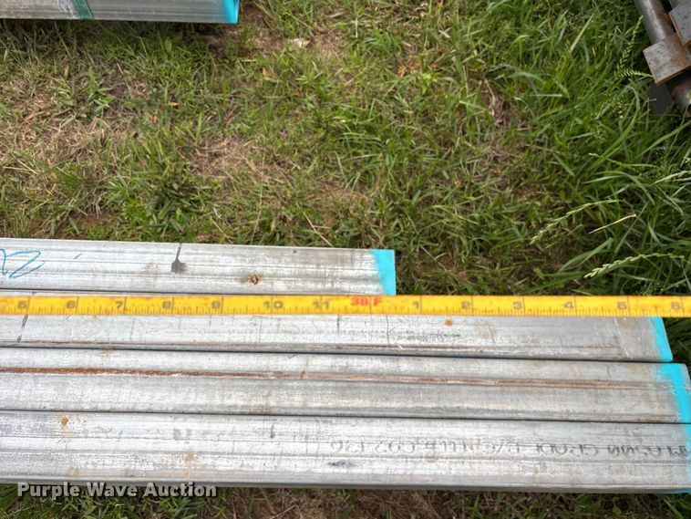 image for item ES8966 (16) joints of galvanized square tubing