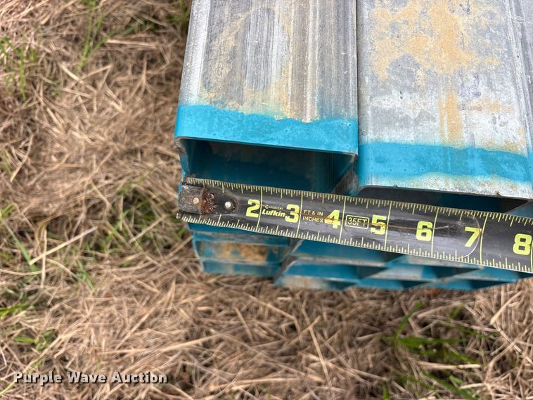 image for item ES8967 (16) joints of galvanized square tubing