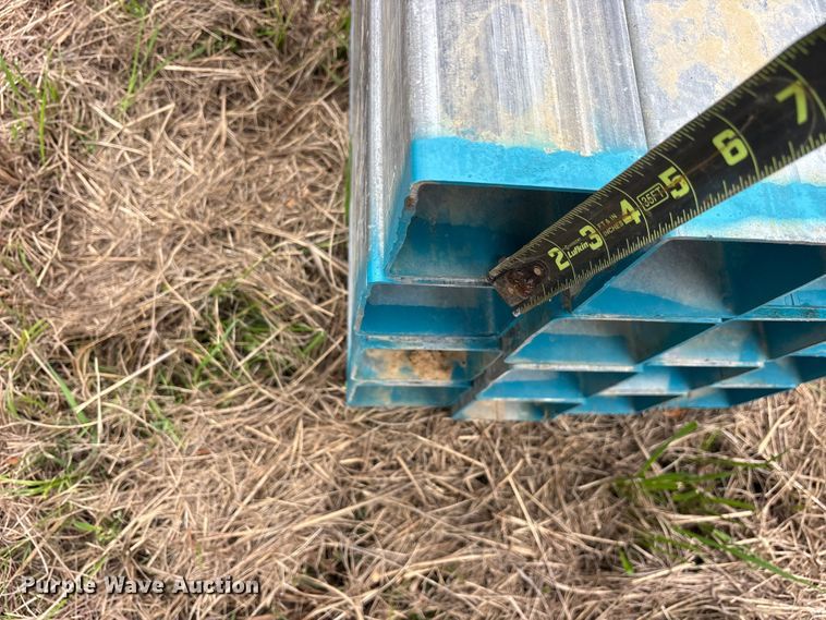 image for item ES8967 (16) joints of galvanized square tubing