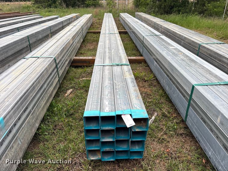 image for item ES8968 (16) joints of galvanized square tubing