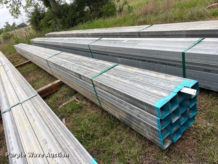 image for item ES8968 (16) joints of galvanized square tubing