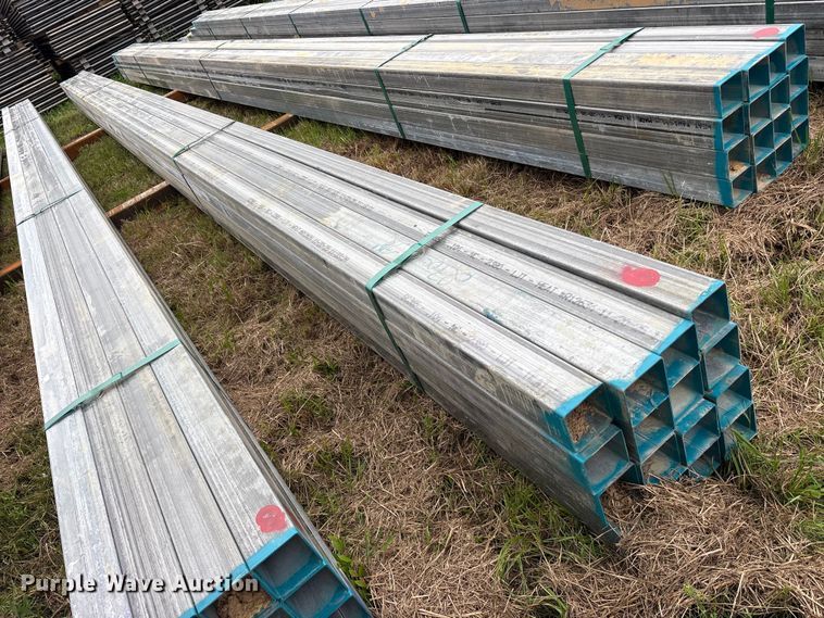image for item ES8968 (16) joints of galvanized square tubing