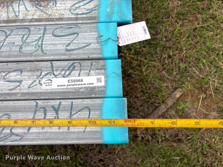 image for item ES8968 (16) joints of galvanized square tubing