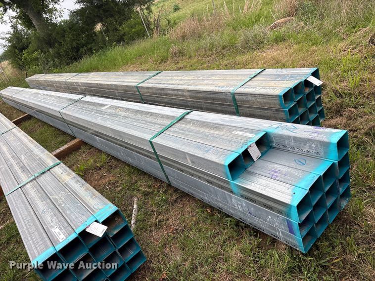 image for item ES8969 (16) joints of galvanized square tubing