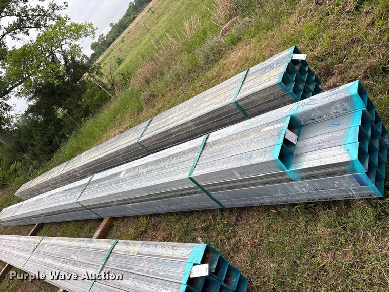 image for item ES8969 (16) joints of galvanized square tubing