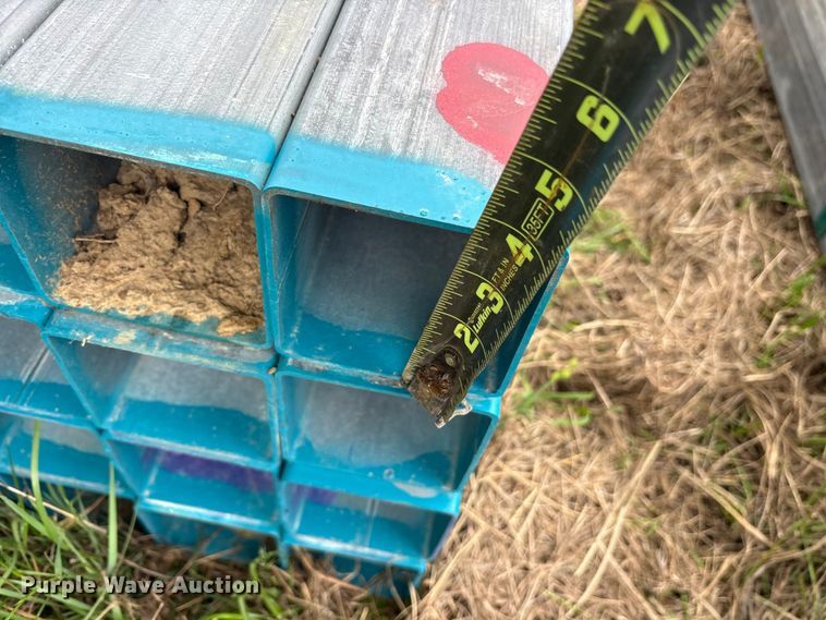 image for item ES8969 (16) joints of galvanized square tubing