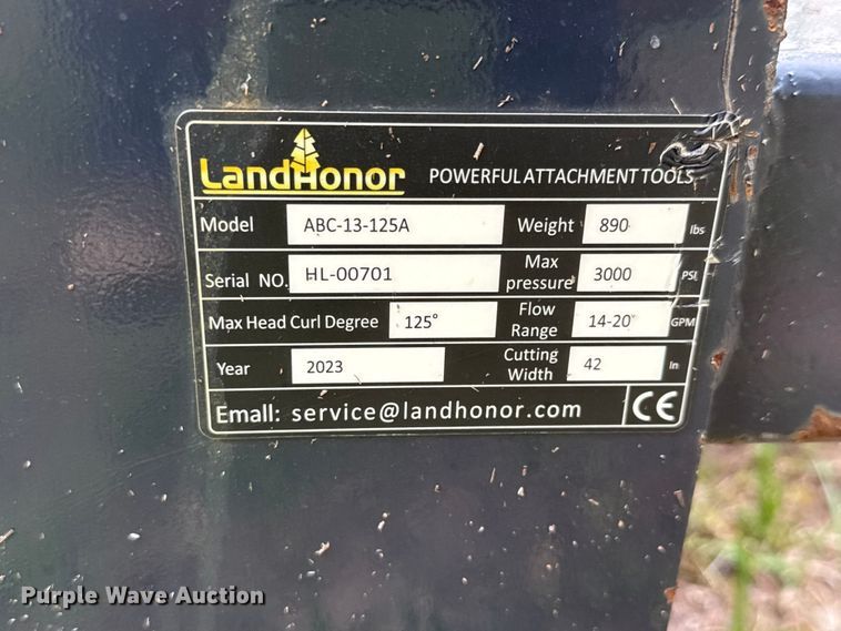 image for item ET1935 2023 LandHonor ABC-13-125A Boom brush cutter