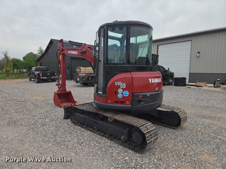 image for item ET5075 2017 Yanmar VIO55 mini excavator