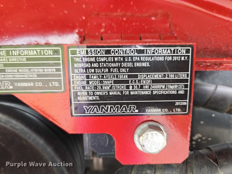 image for item ET5075 2017 Yanmar VIO55 mini excavator