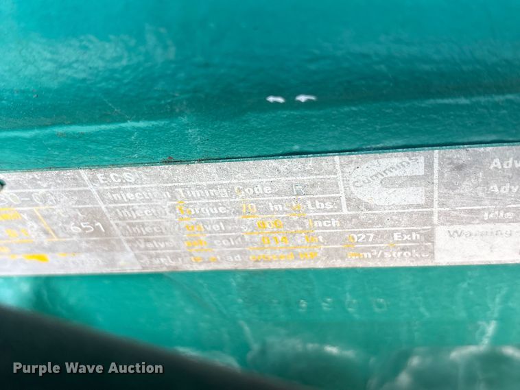 image for item EU0498 Cummins DFGB-4956576 generator