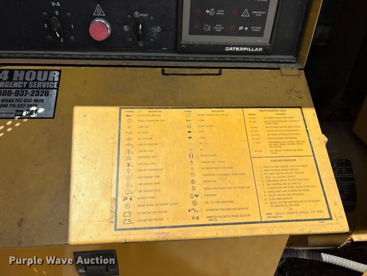 image for item EU0499 Caterpillar generator