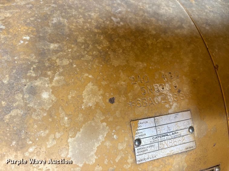 image for item EU0499 Caterpillar generator