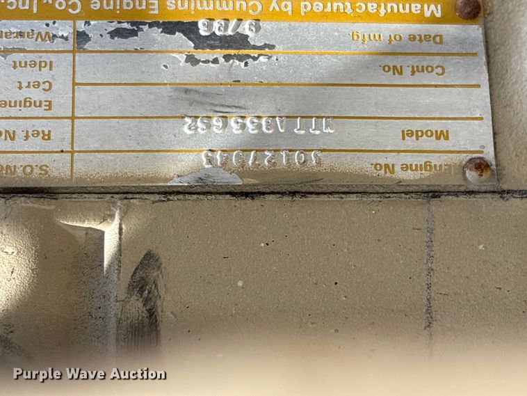 image for item EU0500 -1 Cummins 350Kw generator