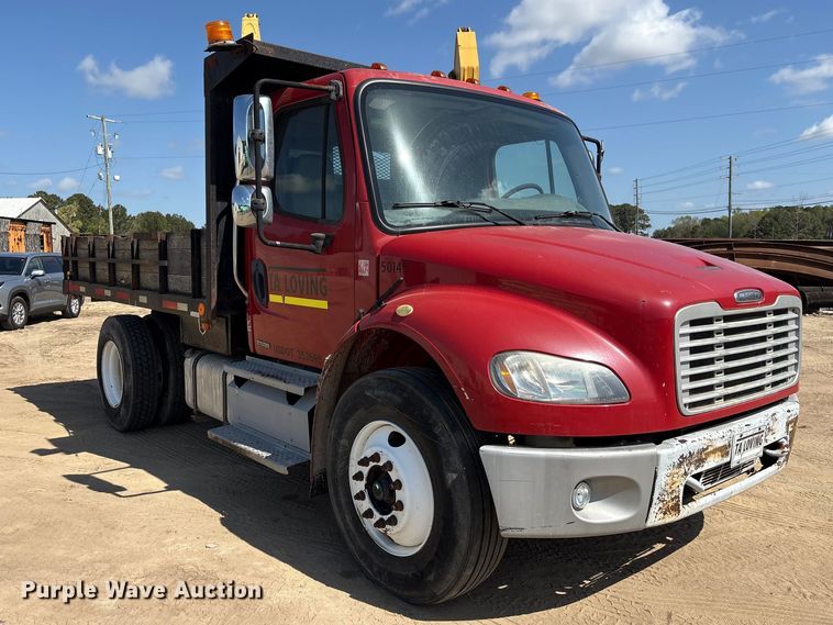 image for item EU0502 2012 Freightliner M2 Business Class dump flatbed truck