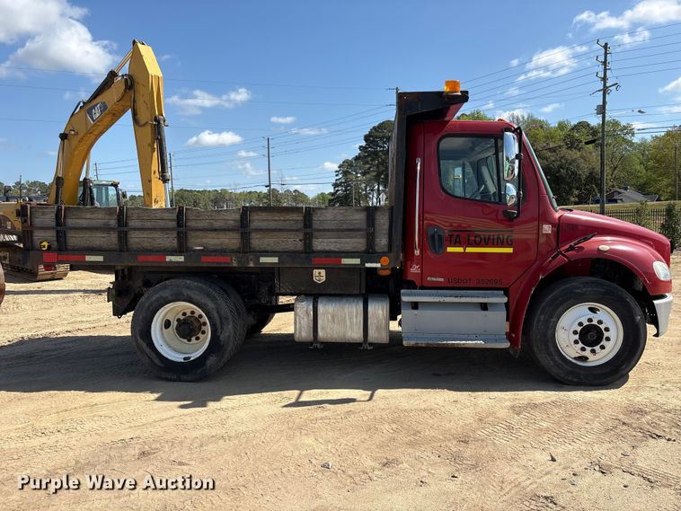 image for item EU0502 2012 Freightliner M2 Business Class dump flatbed truck