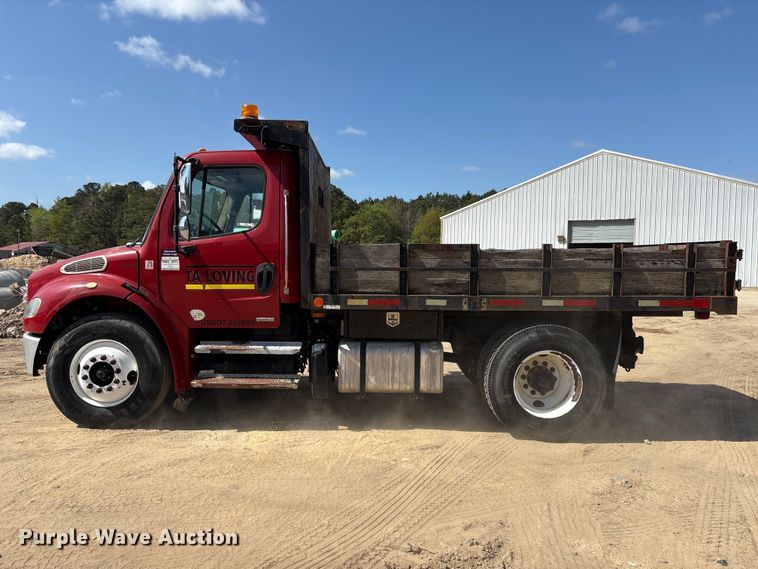 image for item EU0502 2012 Freightliner M2 Business Class dump flatbed truck