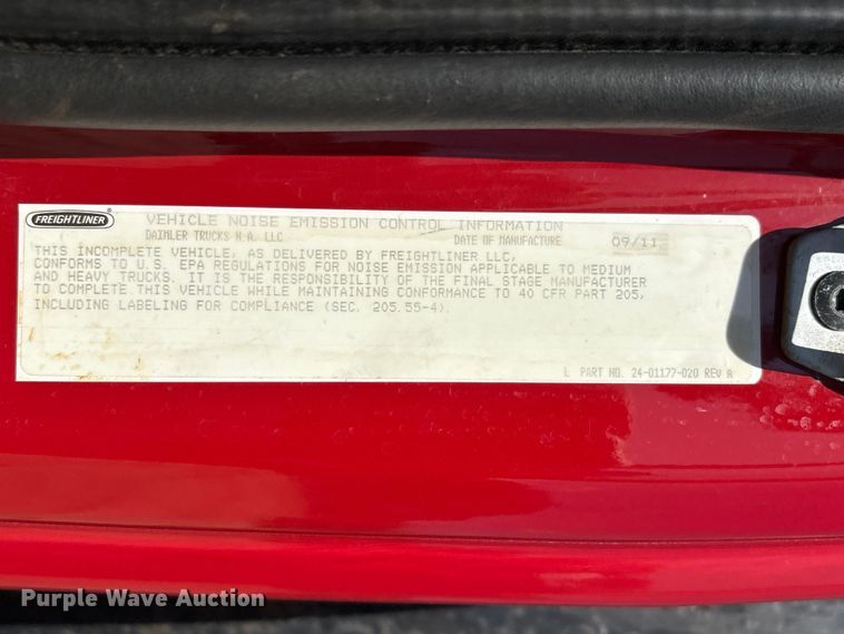 image for item EU0502 2012 Freightliner M2 Business Class dump flatbed truck