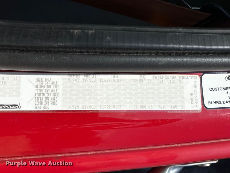 image for item EU0502 2012 Freightliner M2 Business Class dump flatbed truck