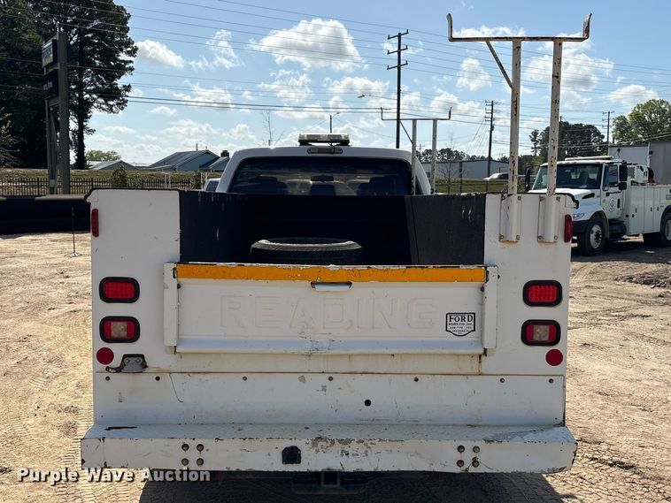 image for item EU0505 2013 Ford F350 Super Duty XL Crew Cab utility bed pickup truck