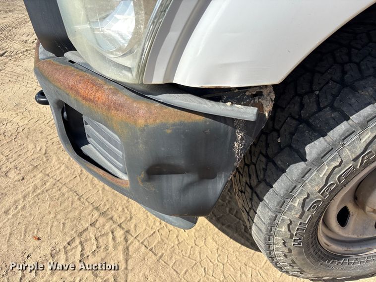 image for item EU0505 2013 Ford F350 Super Duty XL Crew Cab utility bed pickup truck