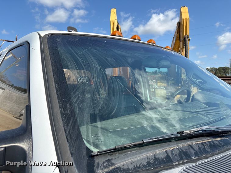 image for item EU0505 2013 Ford F350 Super Duty XL Crew Cab utility bed pickup truck