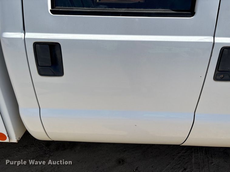 image for item EU0505 2013 Ford F350 Super Duty XL Crew Cab utility bed pickup truck