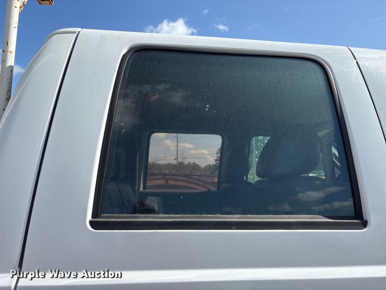 image for item EU0505 2013 Ford F350 Super Duty XL Crew Cab utility bed pickup truck