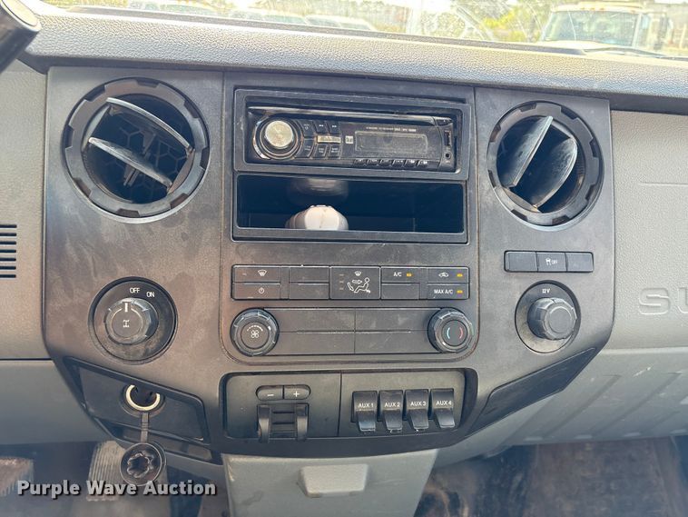 image for item EU0505 2013 Ford F350 Super Duty XL Crew Cab utility bed pickup truck