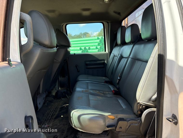 image for item EU0505 2013 Ford F350 Super Duty XL Crew Cab utility bed pickup truck