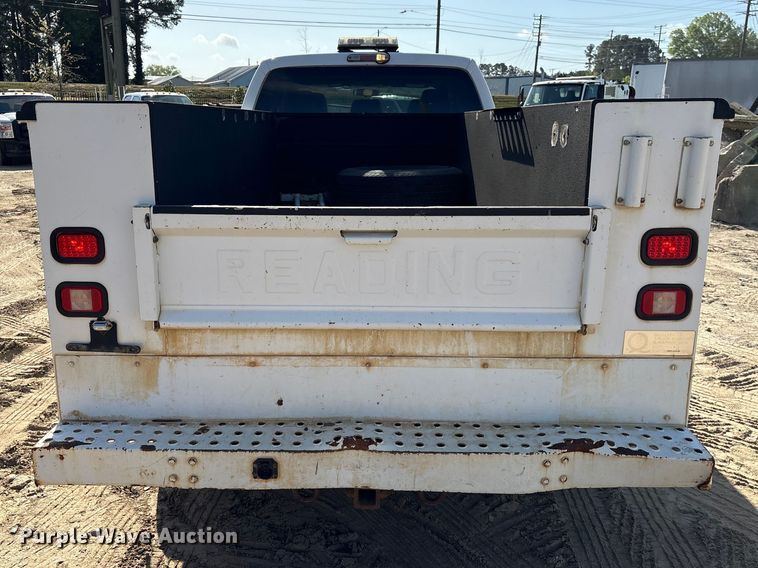 image for item EU0507 2016 Ford F350 Super Duty XL Crew Cab utility bed pickup truck