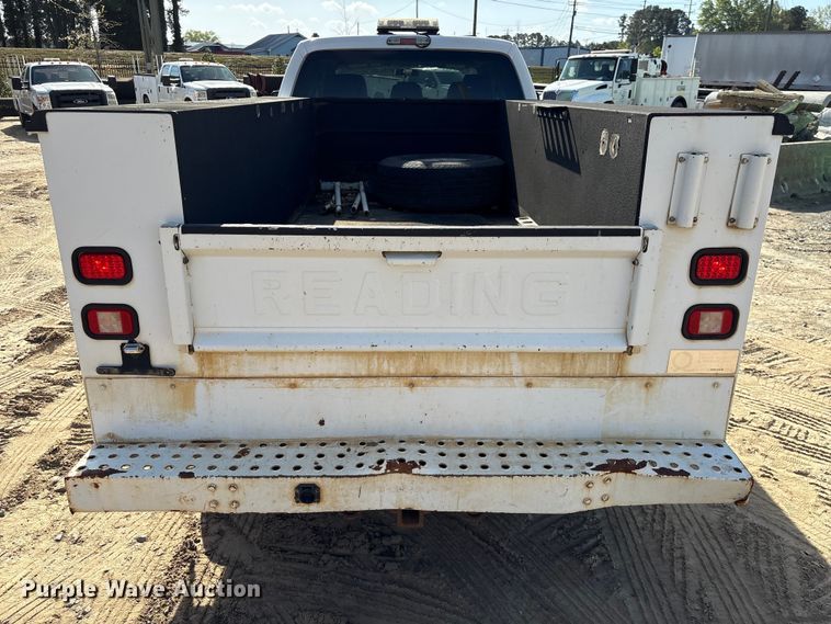 image for item EU0507 2016 Ford F350 Super Duty XL Crew Cab utility bed pickup truck