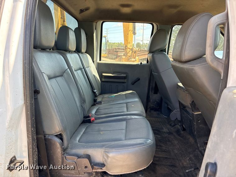 image for item EU0507 2016 Ford F350 Super Duty XL Crew Cab utility bed pickup truck