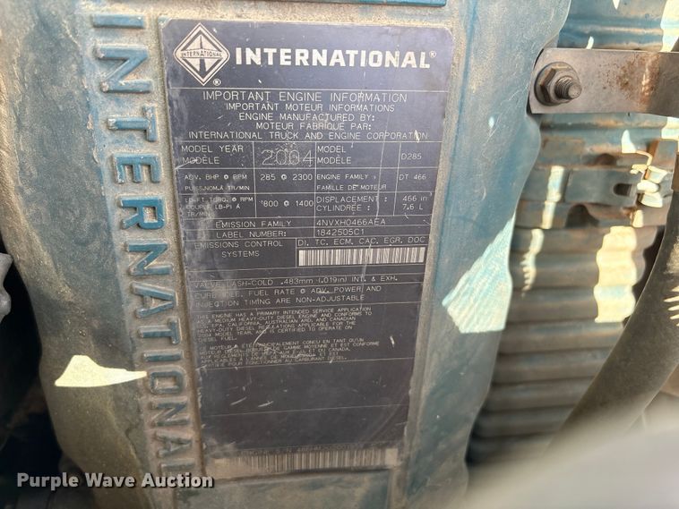 image for item EU0509 2005 International 4300 utility / service truck