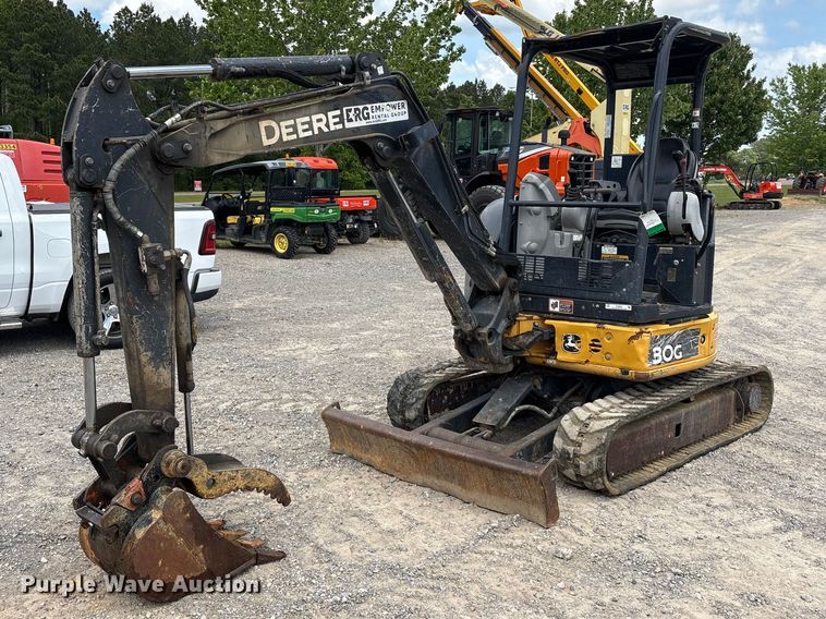 image for item EU0539 2021 John Deere 30G mini excavator
