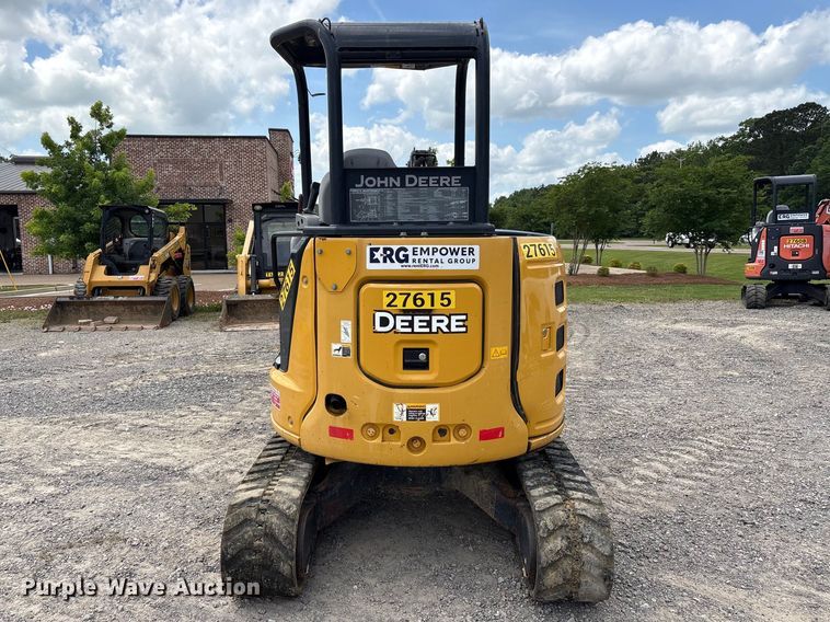 image for item EU0539 2021 John Deere 30G mini excavator