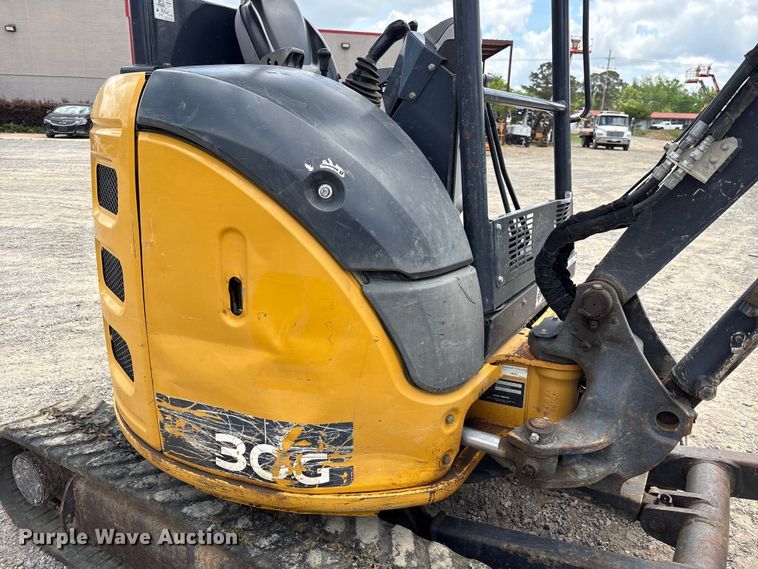 image for item EU0539 2021 John Deere 30G mini excavator