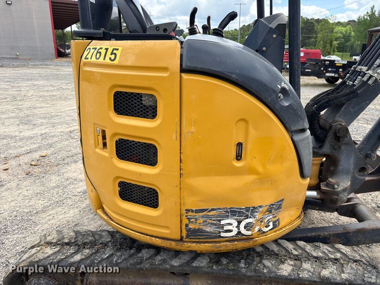 image for item EU0539 2021 John Deere 30G mini excavator