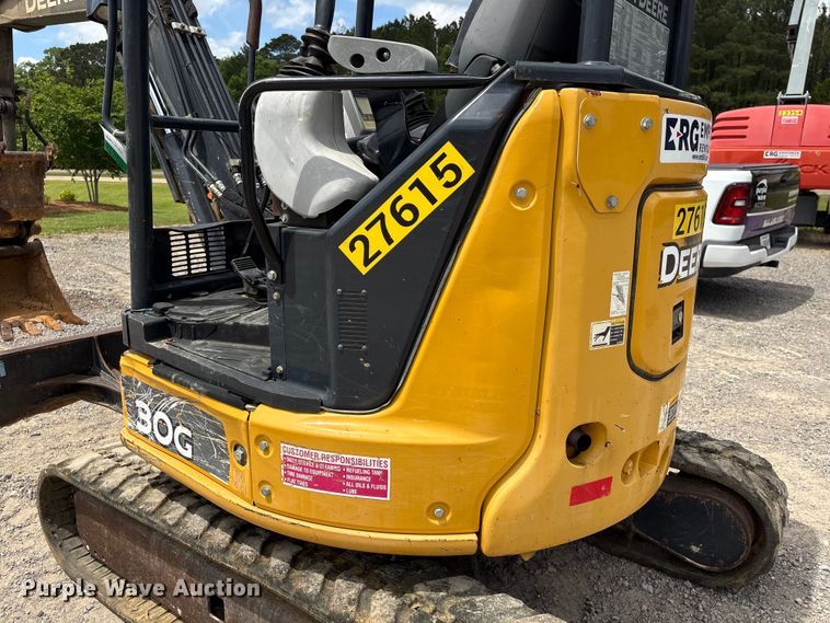 image for item EU0539 2021 John Deere 30G mini excavator