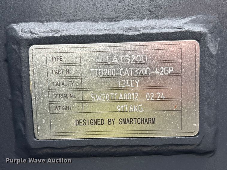 image for item EU0571 Smart Charm SCGB200-CAT320D-42GP excavator bucket