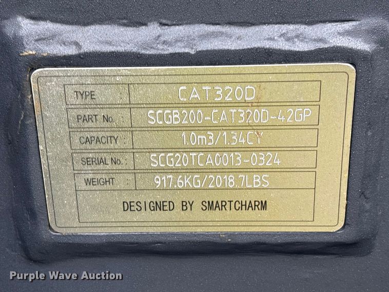 image for item EU0573 Smart Charm SCGB200-CAT320D-42GP excavator bucket
