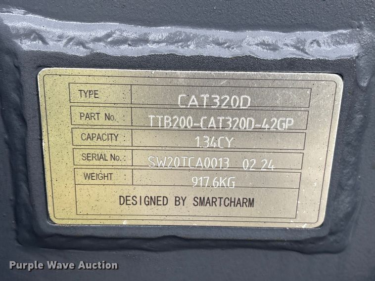 image for item EU0575 Smart Charm SCGB200-CAT320D-42GP excavator bucket
