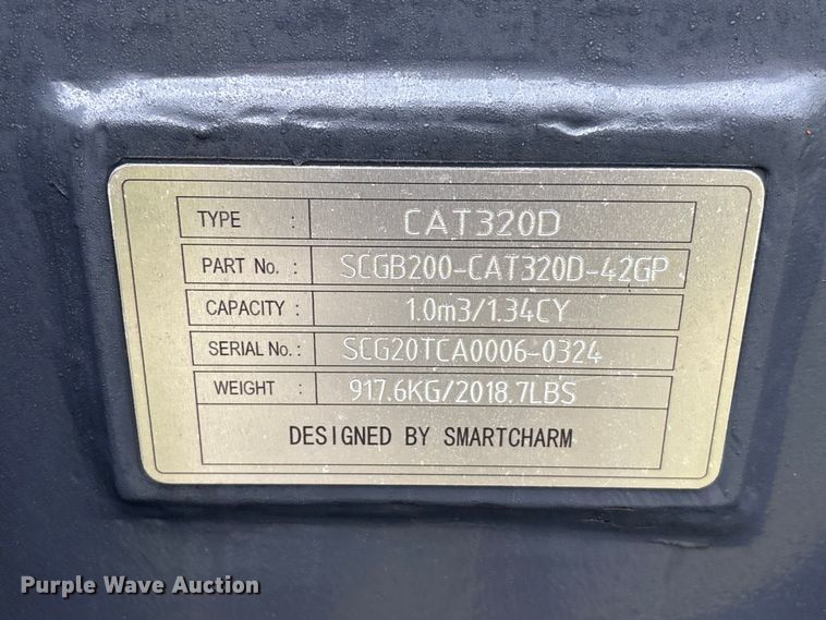 image for item EU0576 Smart Charm SCGB200-CAT320D-42GP excavator bucket