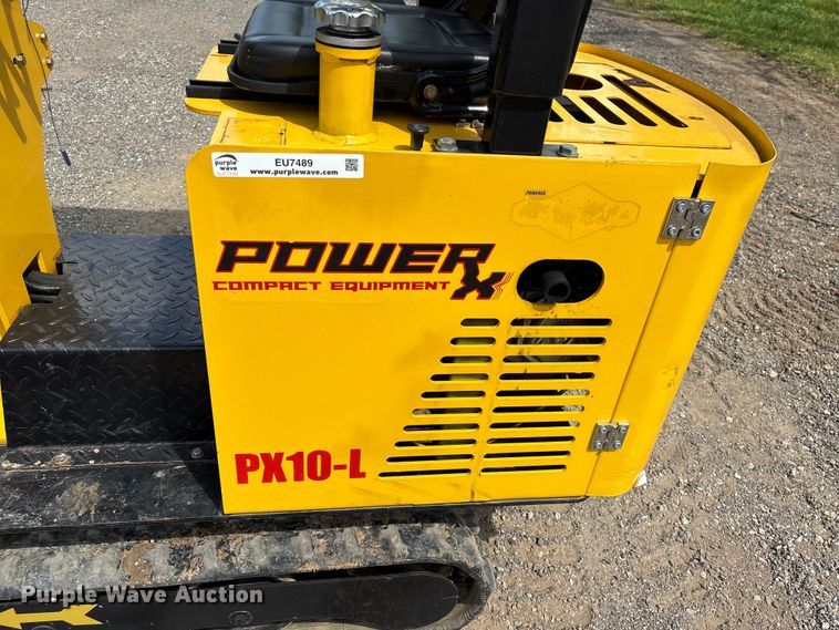 image for item EU7489 2024 PowerX PX10-L mini excavator
