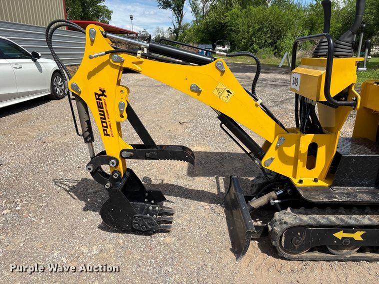 image for item EU7489 2024 PowerX PX10-L mini excavator