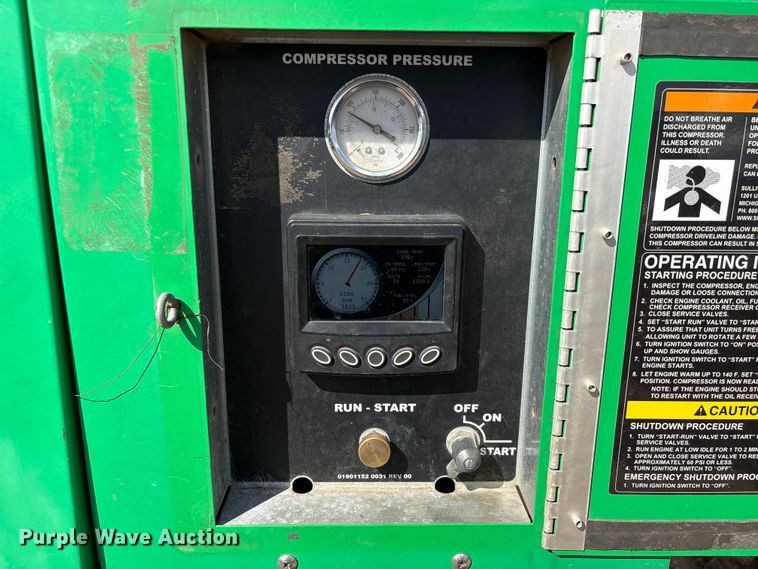 image for item EU7490 Sullivan Palatek D185PDZSB air compressor