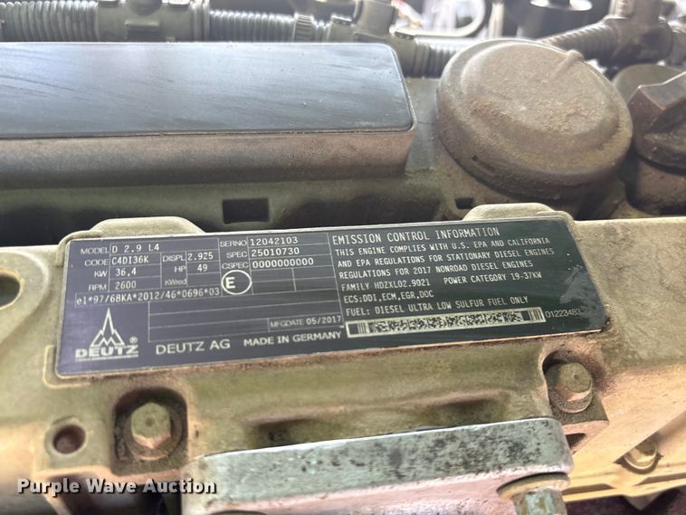 image for item EU7490 Sullivan Palatek D185PDZSB air compressor