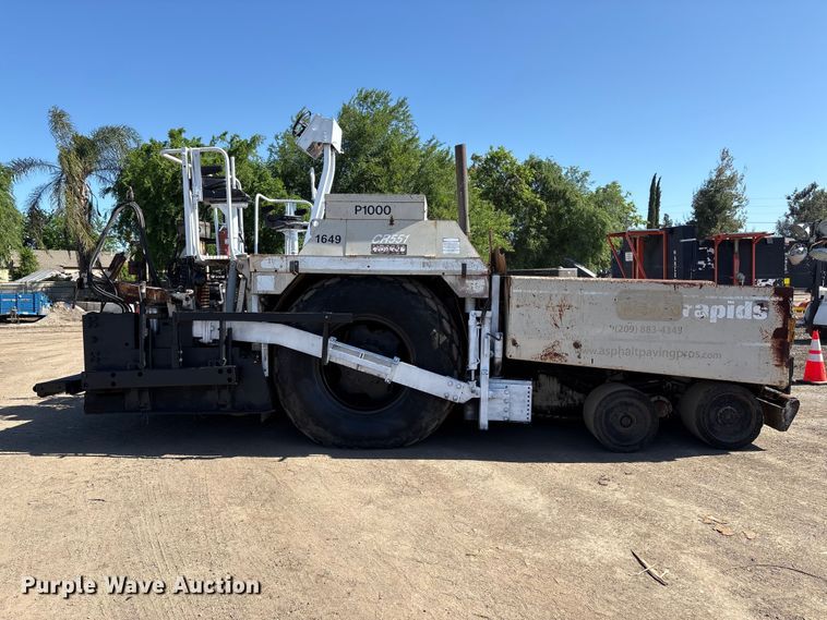 image for item EU8629 1996 Cedarapids CR551 paver