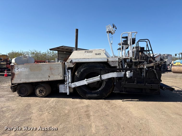 image for item EU8629 1996 Cedarapids CR551 paver